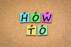 How to phrase with post it on cork